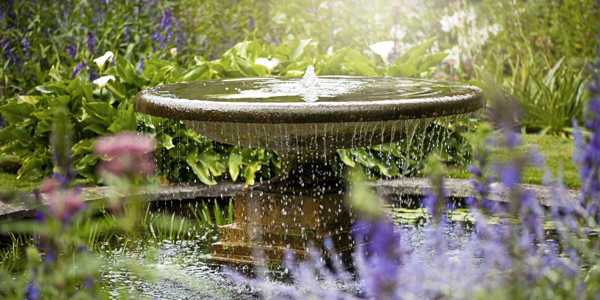 english garden fountain guide