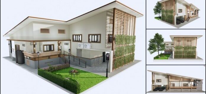 Ideas for a half-storey minimalist house