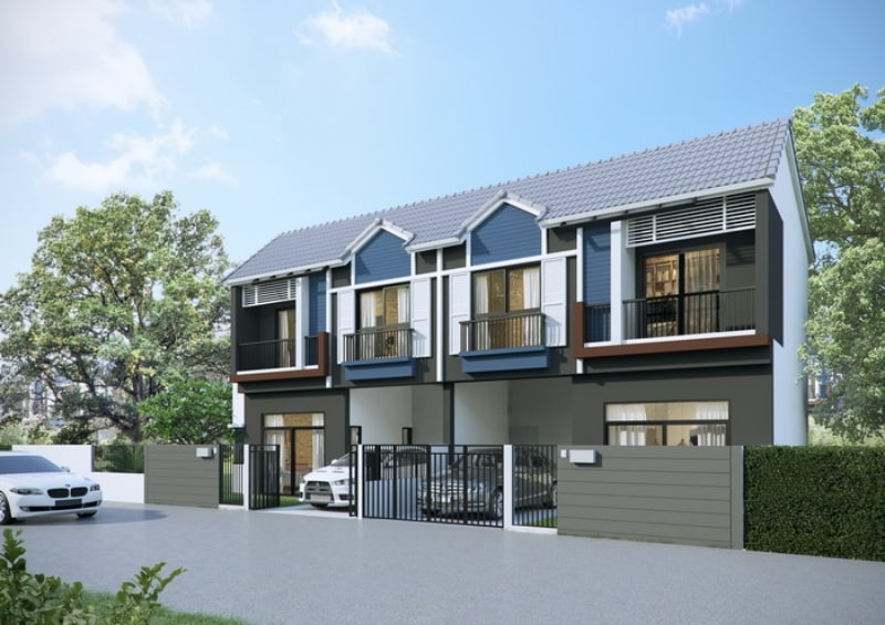 Projects include twin townhouses