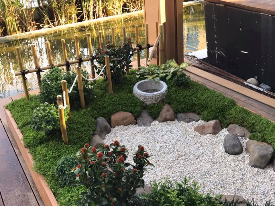 Ideas for landscaping a Japanese garden in a condo